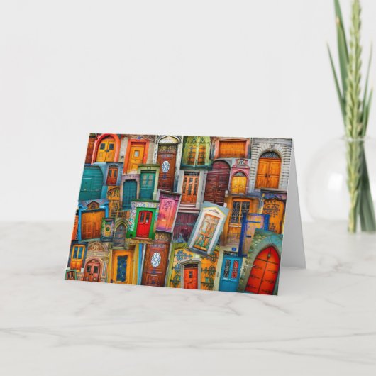 Moderne, unieke  kunstfoto's kaart (Voorkant)