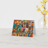 Moderne, unieke  kunstfoto's kaart (Gele Bloem)