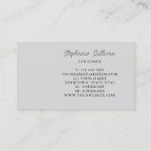 Moderne unieke life coach visitekaartje (Achterkant)