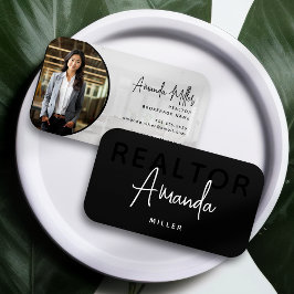 Moderne unieke makelaar makelaar makelaar in onroe visitekaartje