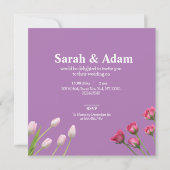 Moderne Unieke Minimalist Bewaar de datum Save The Date (Achterkant)