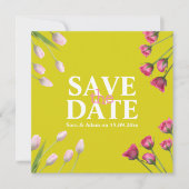Moderne Unieke Minimalist Bewaar de datum Save The Date (Voorkant)
