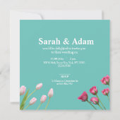 Moderne Unieke Minimalist Bewaar de datum Save The Date (Achterkant)