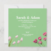 Moderne Unieke Minimalist Bewaar de datum Save The Date (Achterkant)