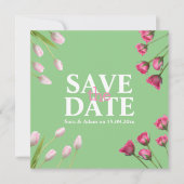 Moderne Unieke Minimalist Bewaar de datum Save The Date (Voorkant)
