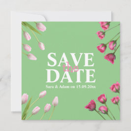 Moderne Unieke Minimalist Bewaar de datum Save The Date