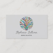 Moderne unieke Reiki Master Visitekaartje (Voorkant)