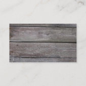 Moderne, unieke rendy standaard hout visitekaartje (Achterkant)