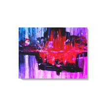 Moderne, unieke rode, zwarte rode, Abstracte kunst