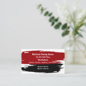 Moderne unieke schilderservice visitekaartje (Staand voorkant)