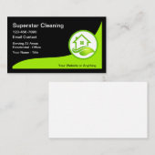 Moderne Unieke Schoonmaak Service Bellen Kaarten (Voorkant / Achterkant)