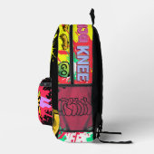 Moderne unieke spuitverven stedelijke en street ar bedrukte rugzak (Rechts)