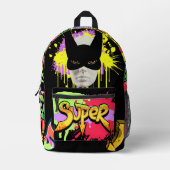 Moderne unieke spuitverven stedelijke en street ar bedrukte rugzak (Voorkant)