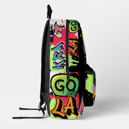 Moderne unieke spuitverven stedelijke en street ar bedrukte rugzak (Links)