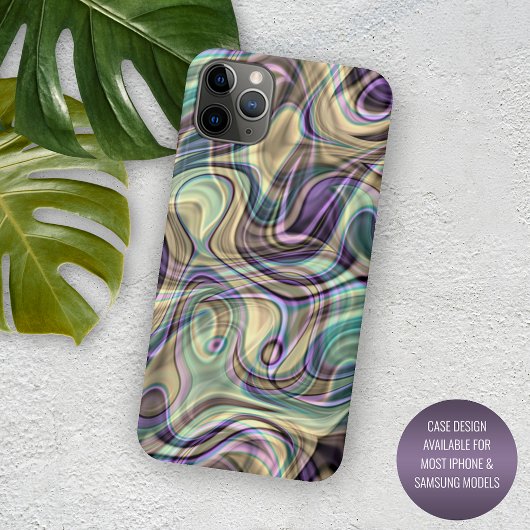 Moderne, unieke, stijlvolle marmerzirls Art Motif Case-Mate iPhone Case