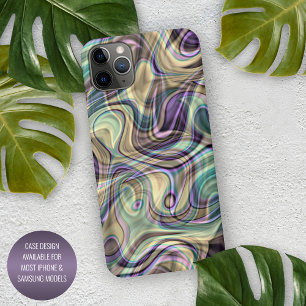 Moderne, unieke, stijlvolle marmerzirls Art Motif iPhone 11Pro Max Hoesje