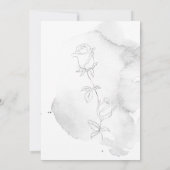 Moderne unieke stoffige blauwe perzik en grijze br kaart (Achterkant)