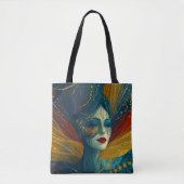 Moderne Unieke Trendy Cool Fantasy Vrouw Tote Bag (Voorkant)