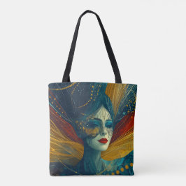 Moderne Unieke Trendy Coole Fantasy Vrouw Tote Bag