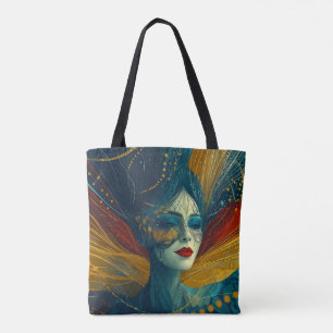 Moderne Unieke Trendy Coole Fantasy Vrouw Tote Bag