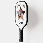 Moderne unieke vaderdag Vijf ster pa 1 foto Pickleball Paddle (Links)