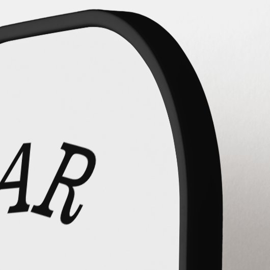 Moderne unieke vaderdag Vijf ster pa 1 foto Pickleball Paddle (Links Detail)