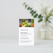 Moderne, unieke vegeteerbare persoonlijke Chef Nut Visitekaartje (Staand voorkant)