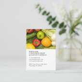 Moderne, unieke vegeteerbare persoonlijke Chef Nut Visitekaartje (Staand voorkant)