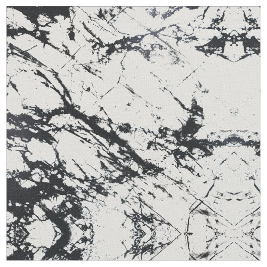 Moderne, unieke zwarte marmer stone pattern stof (Close Up)