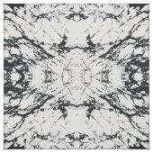 Moderne, unieke zwarte marmer stone pattern stof (Swatch)