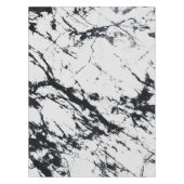 Moderne, unieke zwarte marmer stone pattern tafelkleed (Voorkant)