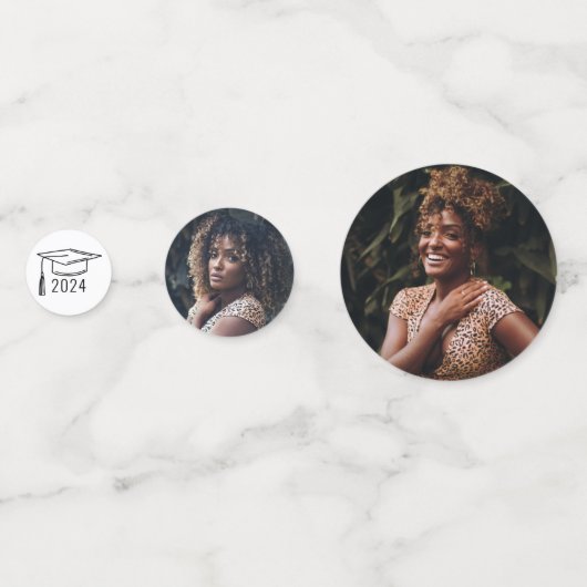 Moderne Universiteit Afstuderen de Aangepaste Foto Confetti (Voorkanten)