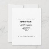 Moderne Universiteit Afstuderen Photo Class jaar A Aankondiging (Achterkant)