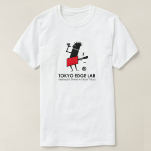Moderne Urban Gitaarspeler Grafisch-Tokyo Edge Lab T-shirt
