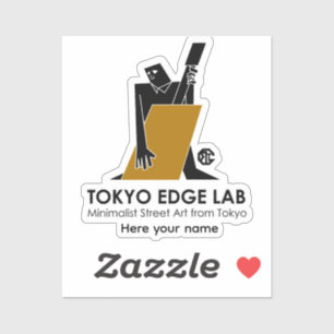 Moderne Urban Jazz Bassist - Tokyo Edge Lab Sticker