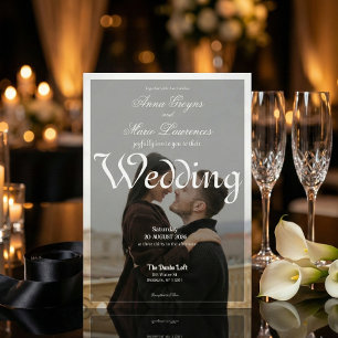 Moderne Urban Minimalistische Foto Overlay Calligr Kaart