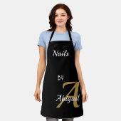 Moderne Urban Nail Stylist Schort (Gedragen)