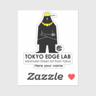 Moderne Urbane Hip Hop MC Grafische - Tokyo Edge L Sticker