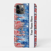 Moderne USA Sterren en Strepen Case-Mate iPhone Case (Achterkant)