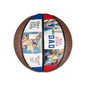 Moderne vader ALL STAR DAD 3 Foto Collage Basketbal (Verticaal)