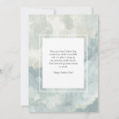 Moderne vader eerste vaderdag met je foto feestdagenkaart (Achterkant)