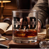 Moderne Vader Foto | Gepersonaliseerde Vaderdag Ca Whisky Glas