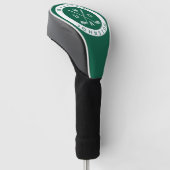 Moderne vader gepersonaliseerde naam golf liefhebb golfheadcover (Schuin)