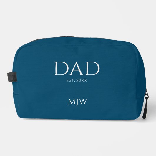 Moderne Vader Gevestigd monogram Toilettasje (Voorkant)