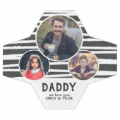 Moderne vader houdt van je, Stripes 3 Foto's Vader Voetbal (Enkel)