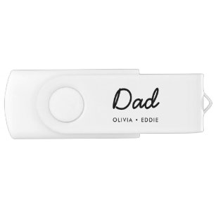 Moderne vader   Kinder Names Vaderdag Script USB Stick