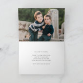 Moderne Vader Navy Blue Bow Stropdas Happy Vaderda Kaart (Binnen)