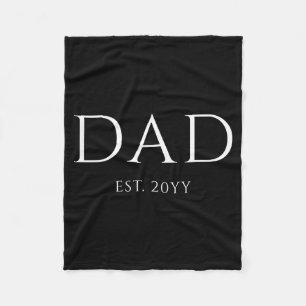 Moderne vader nieuwe papa gepromoveerd tot vader T Fleece Deken