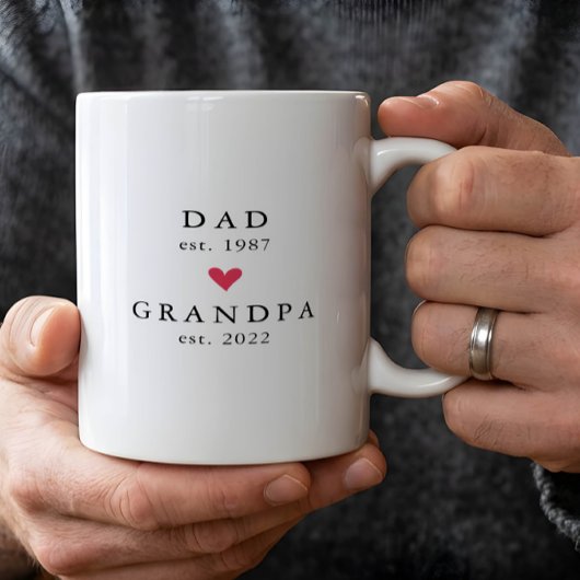 Moderne Vader | Opa Jaar Opricht. Koffiemok