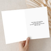 Moderne Vader Zoon Foto Happy Vaderdag Kaart